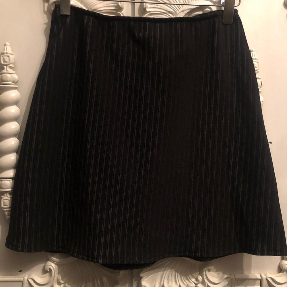 90s Pin Stripe Mini Skirt